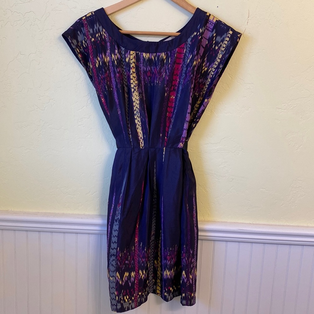 Multi-Color Print Dress